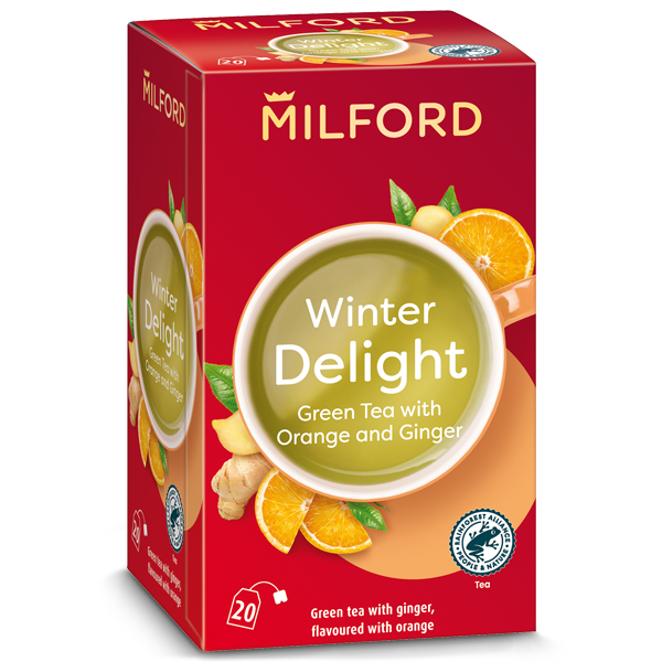 Winter Delight –  Green Tea with Orange and Ginger